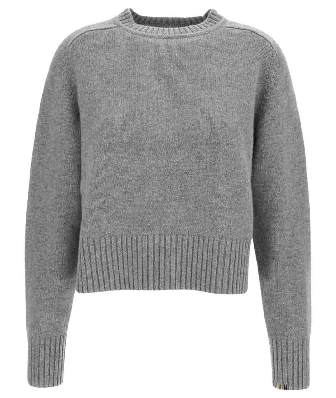 EXTREME CASHMERE Серый кашемировый джемпер / свитер, фото 1