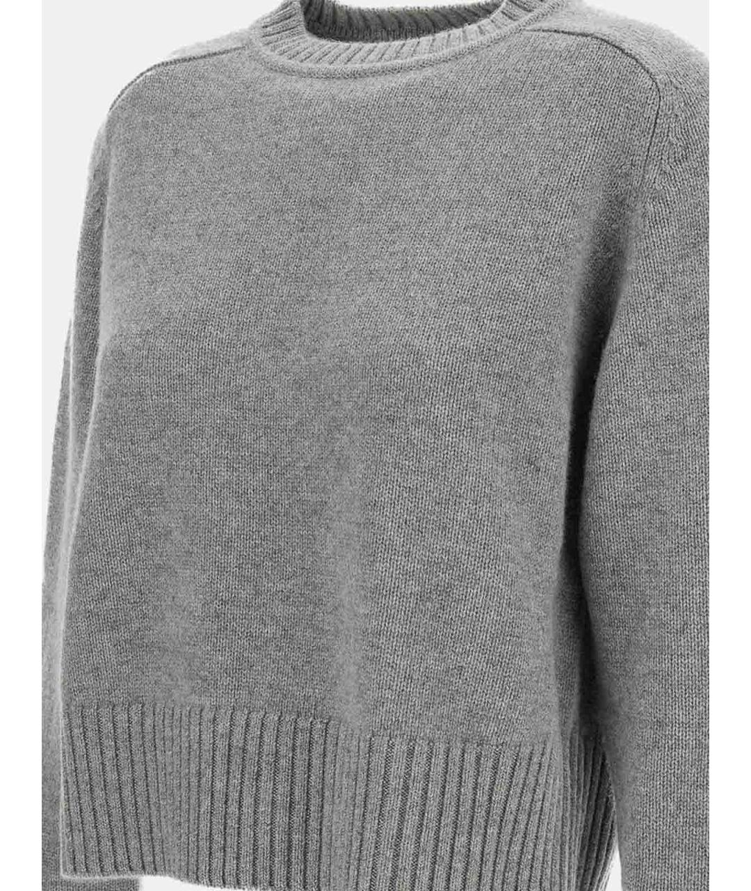 EXTREME CASHMERE Серый кашемировый джемпер / свитер, фото 2