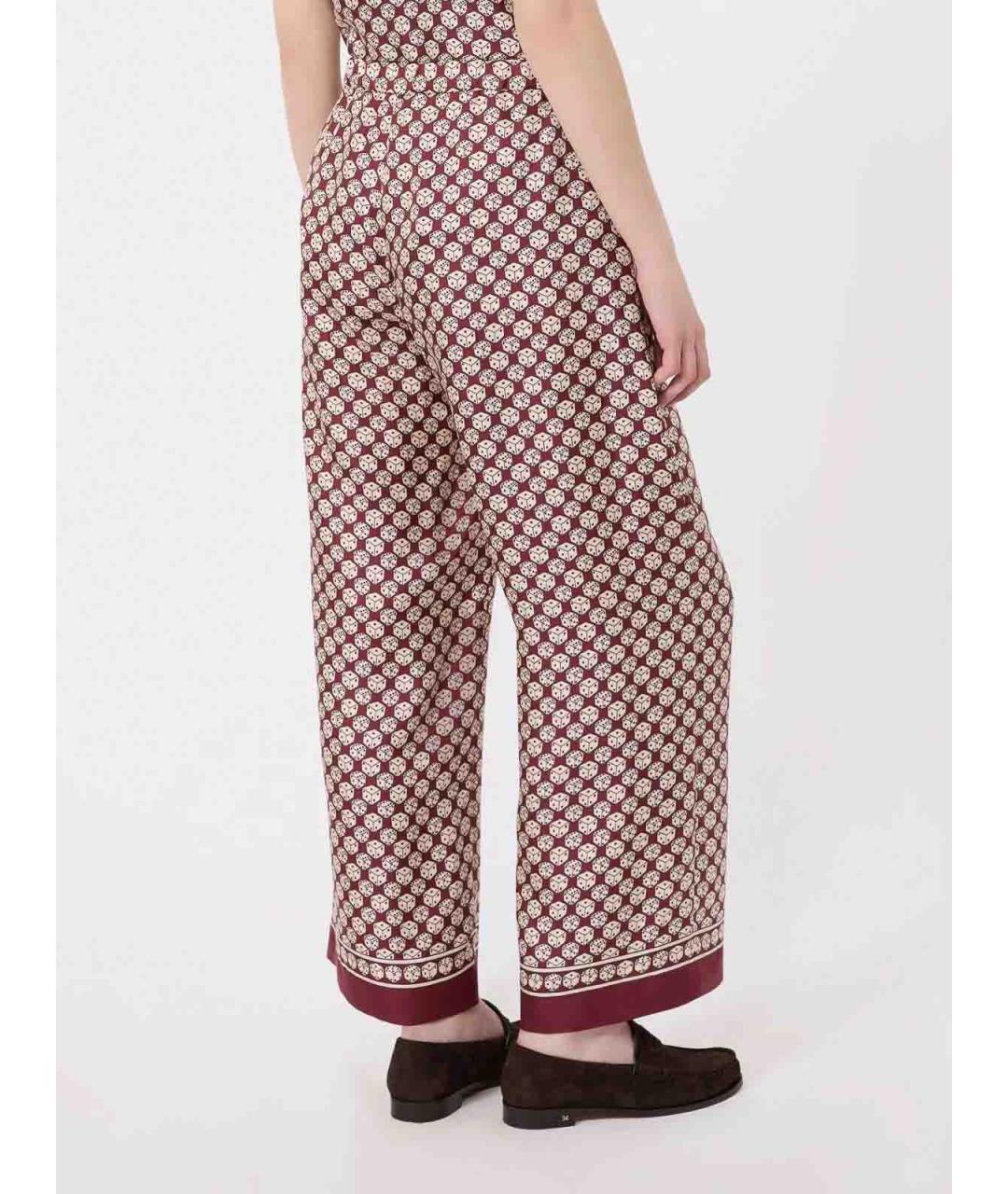 'S MAX MARA Мульти шелковые брюки широкие, фото 2