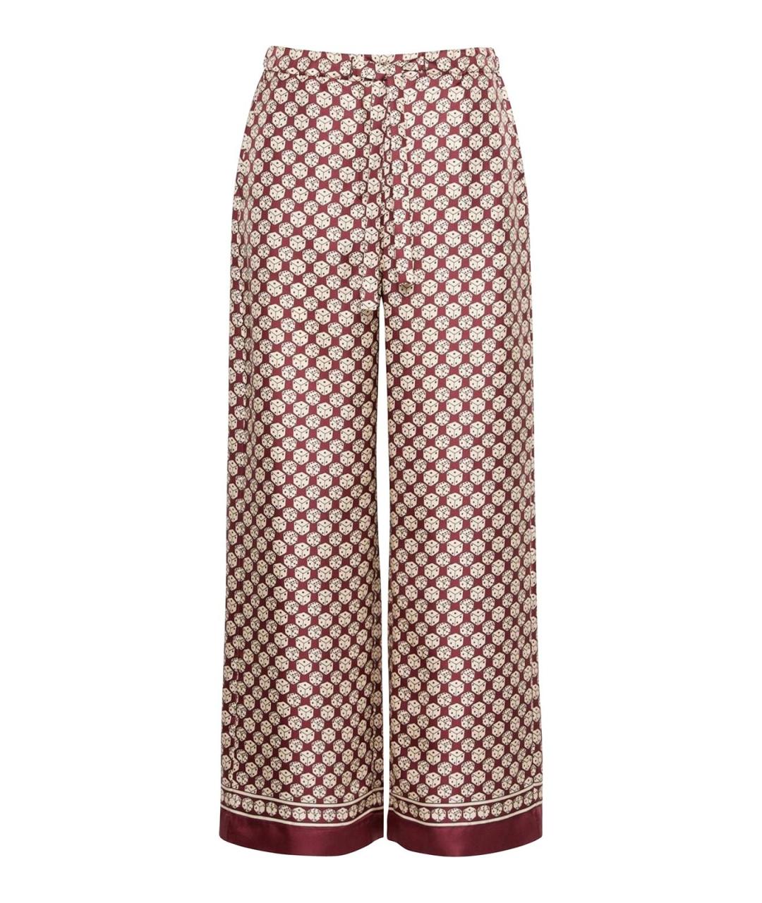 'S MAX MARA Мульти шелковые брюки широкие, фото 1