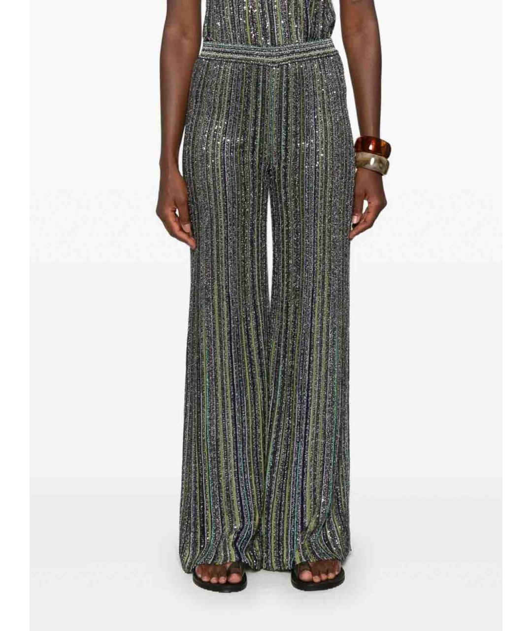 MISSONI Мульти вискозные брюки широкие, фото 4