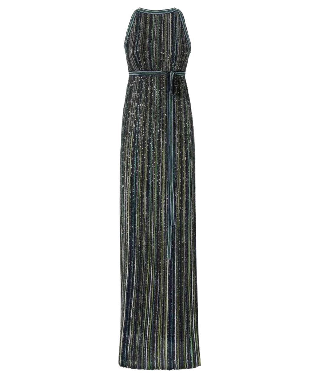 MISSONI Зеленое вискозное вечернее платье, фото 1