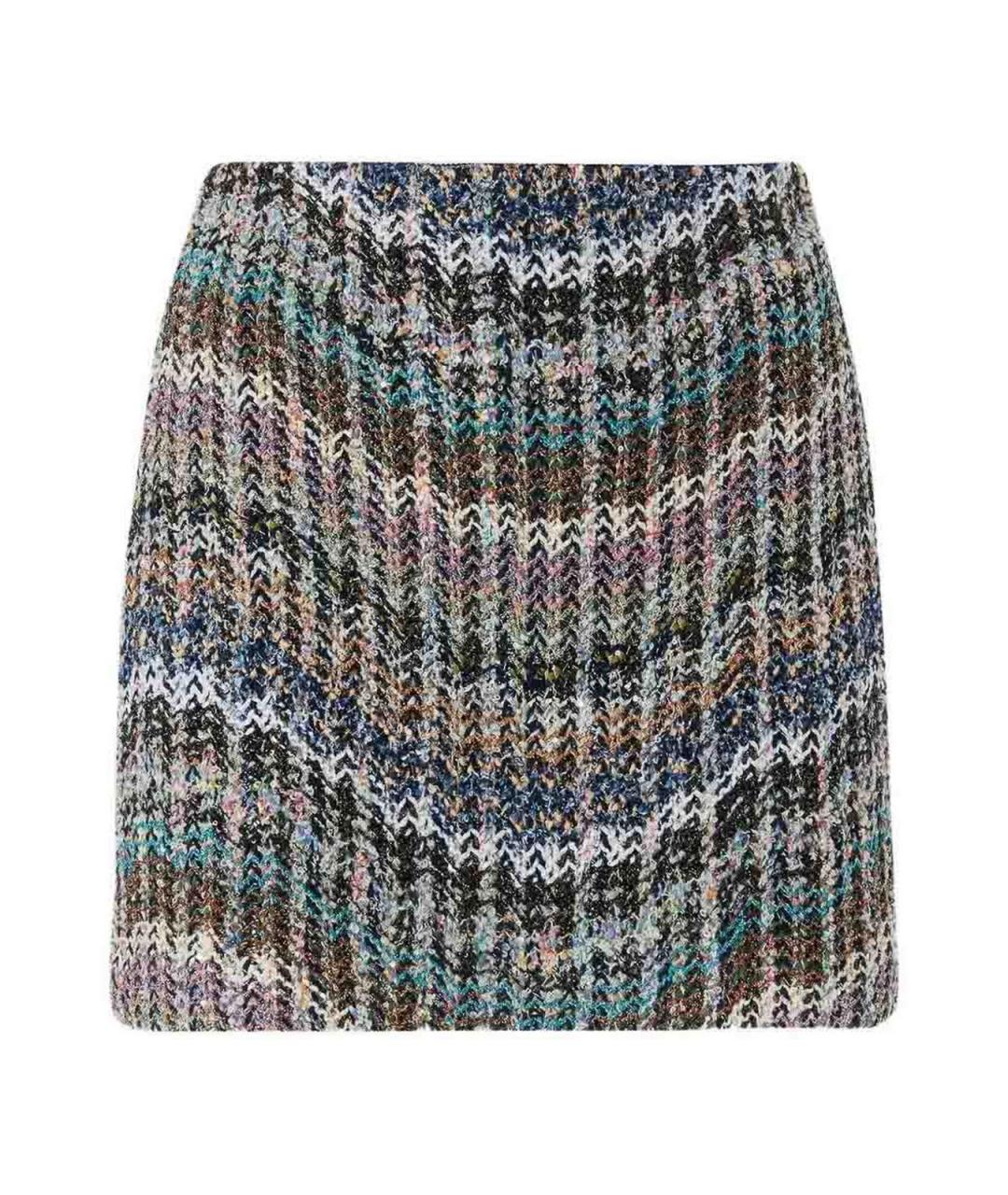 MISSONI Мульти вискозная юбка мини, фото 1