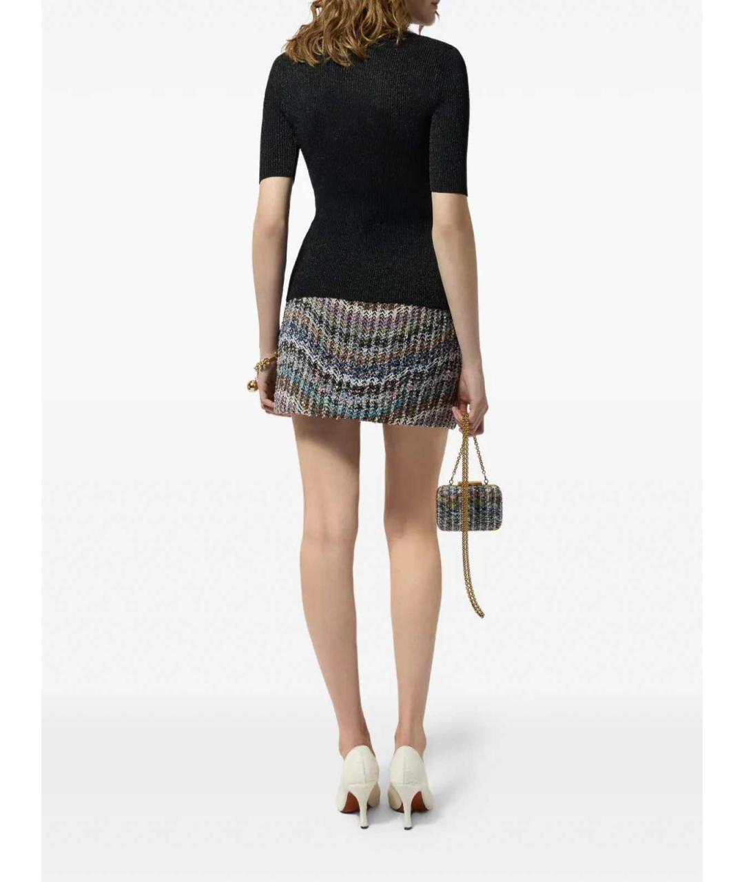 MISSONI Мульти вискозная юбка мини, фото 4
