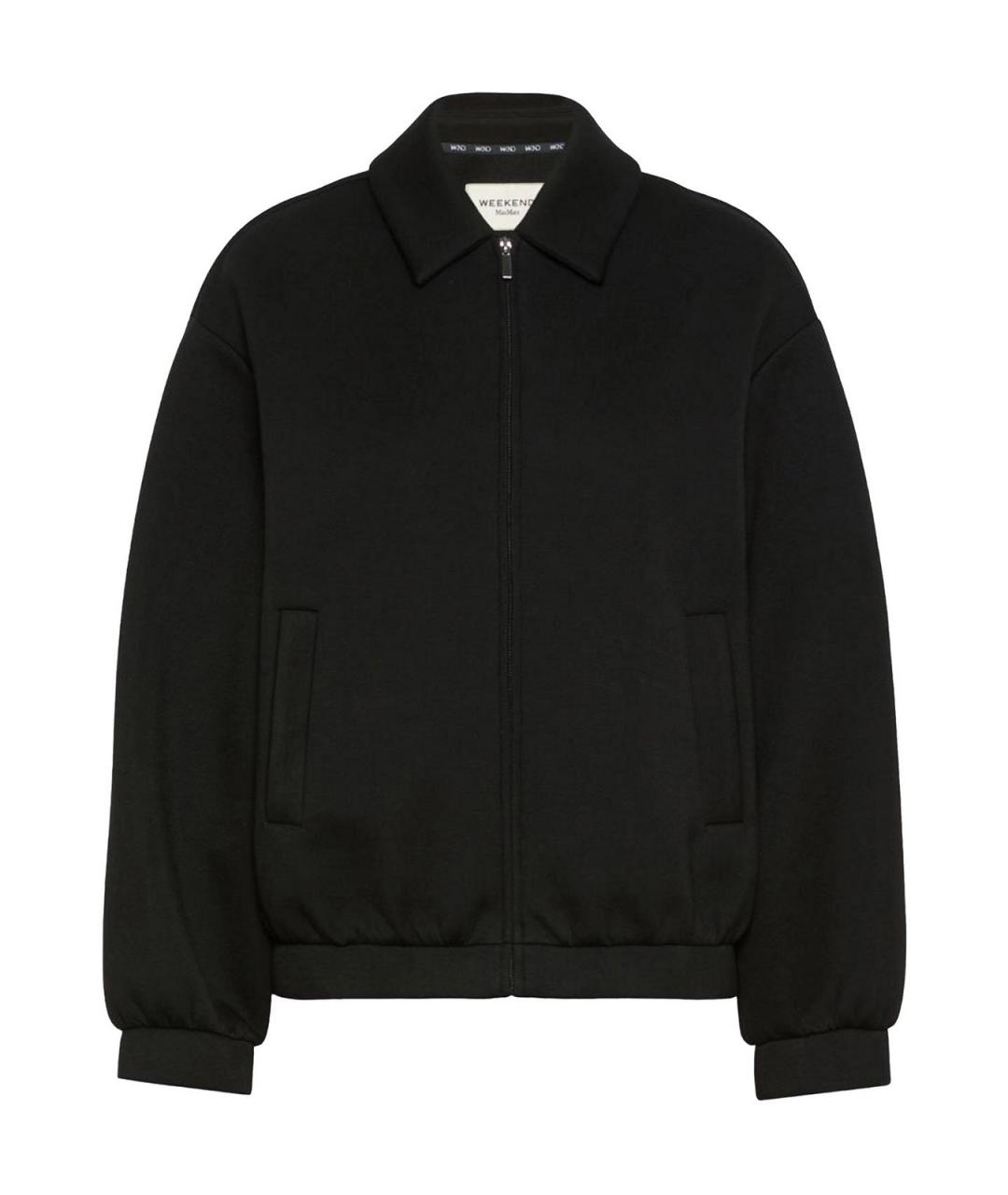 WEEKEND MAX MARA Черная вискозная куртка, фото 1