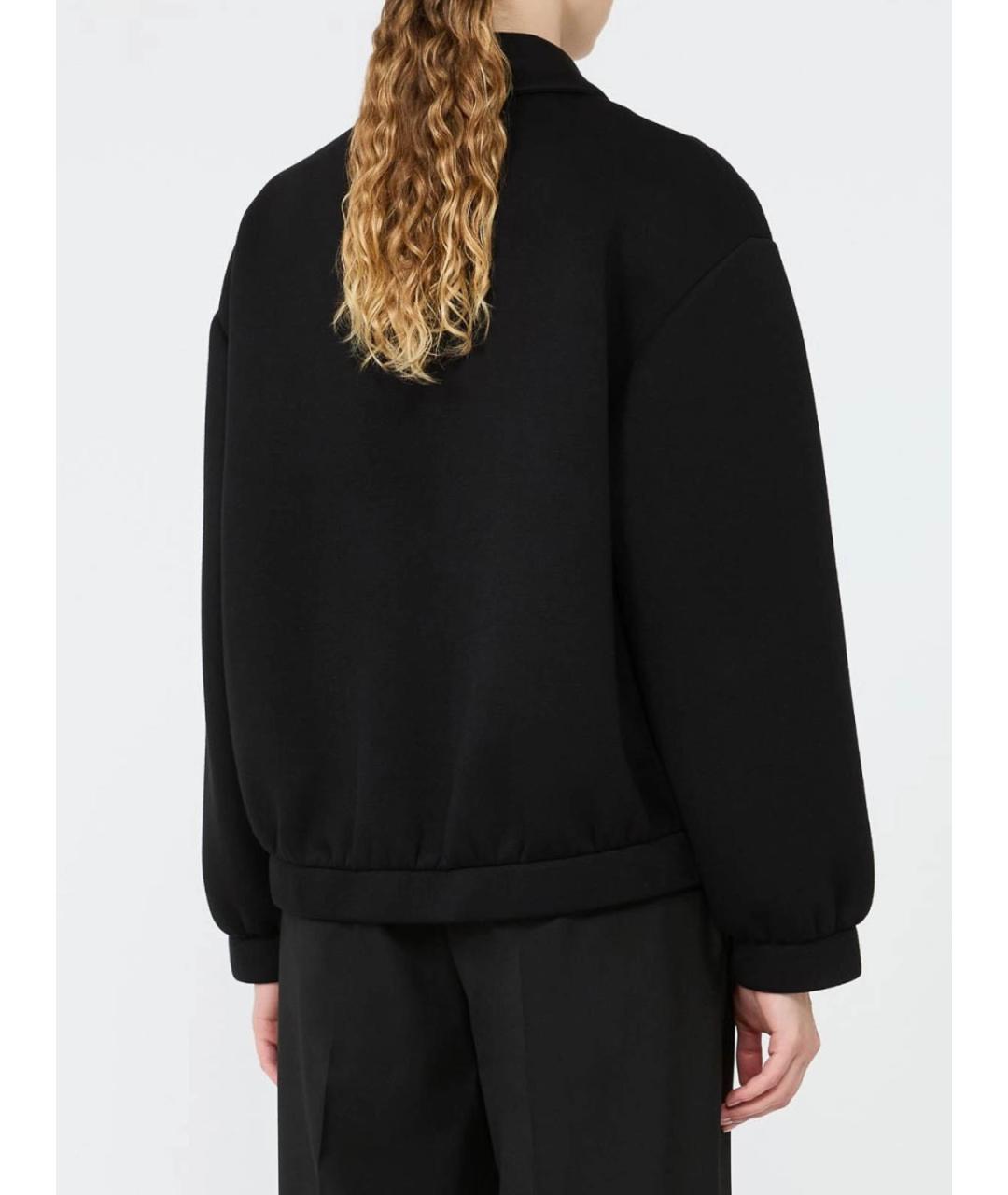 WEEKEND MAX MARA Черная вискозная куртка, фото 4