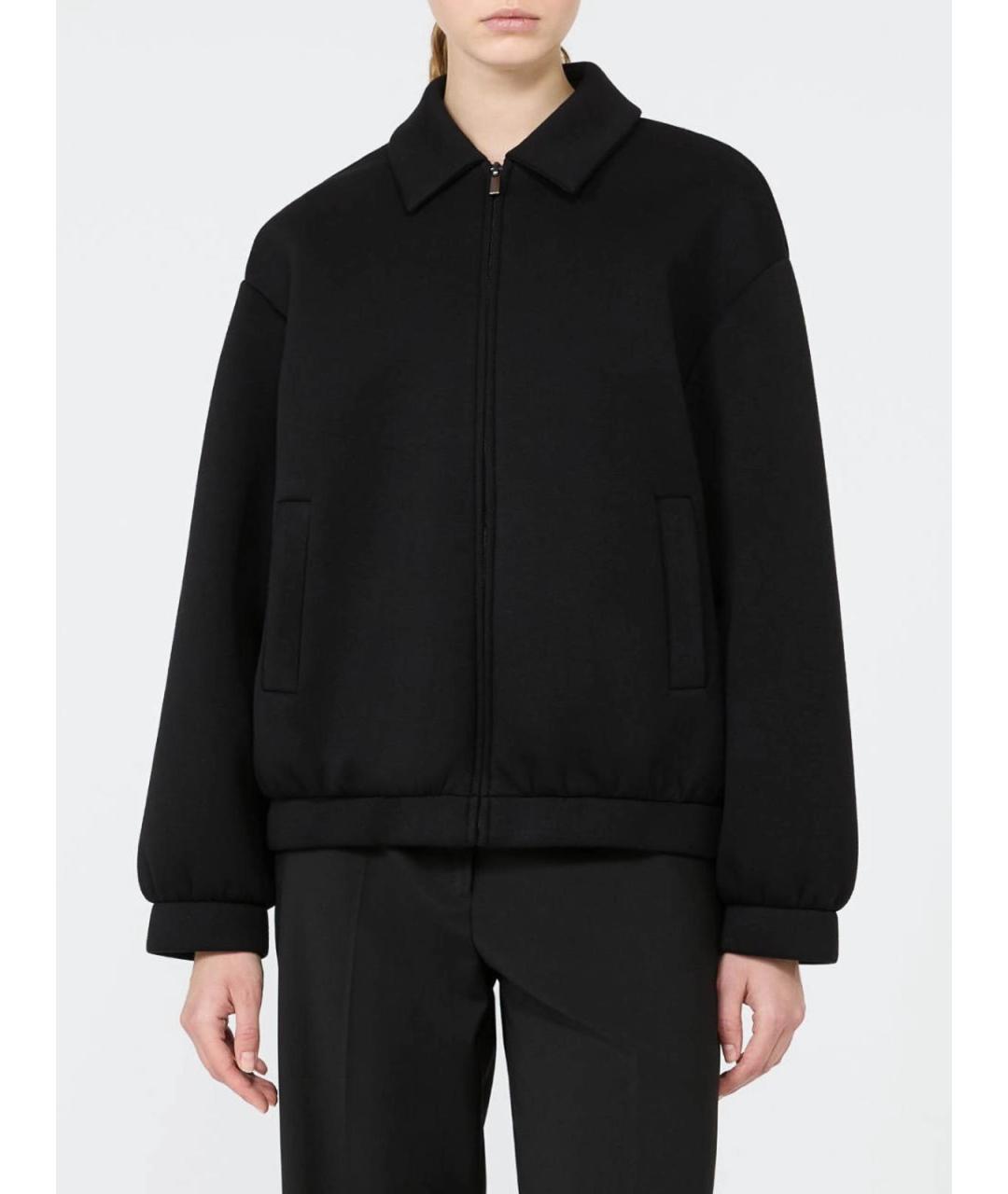 WEEKEND MAX MARA Черная вискозная куртка, фото 3