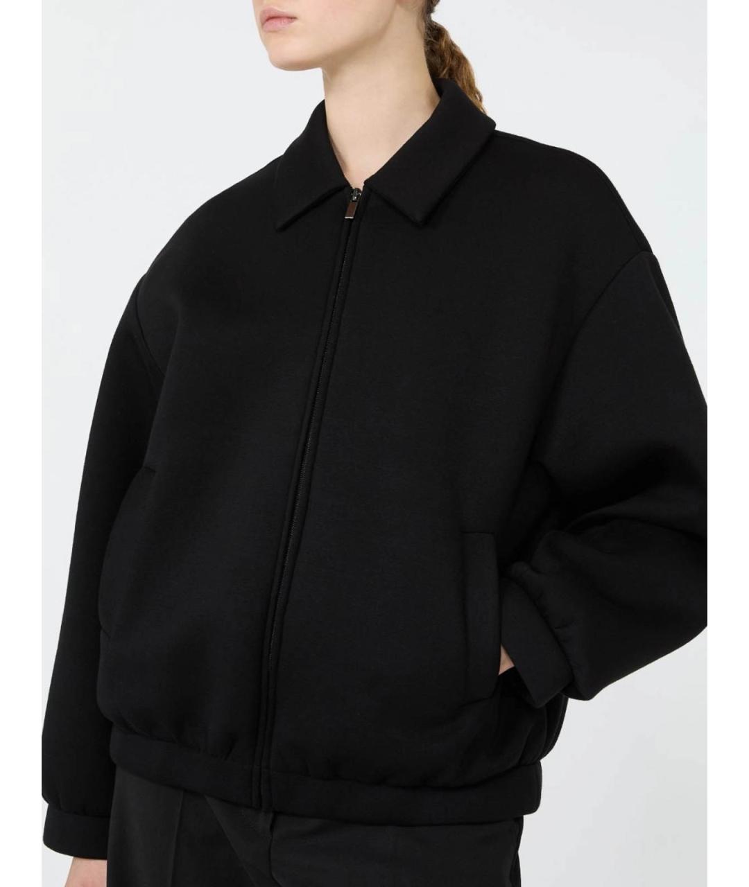 WEEKEND MAX MARA Черная вискозная куртка, фото 2