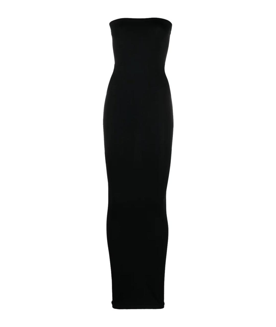 WOLFORD Черное полиамидовое повседневное платье, фото 1