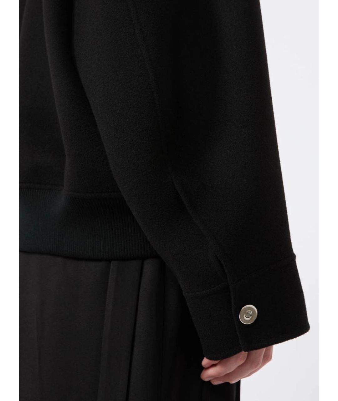 SPORTMAX Черная шерстяная куртка, фото 4