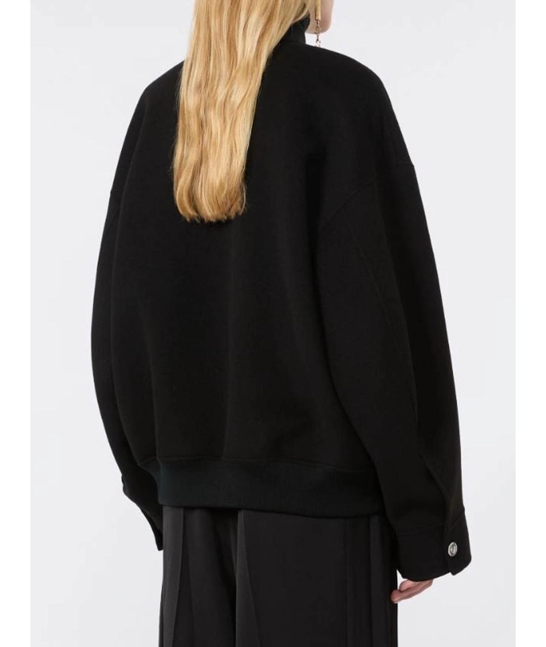 SPORTMAX Черная шерстяная куртка, фото 5