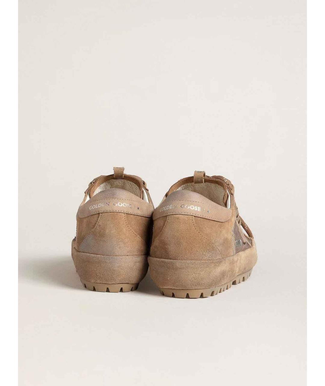 GOLDEN GOOSE Бежевые замшевые кеды, фото 3