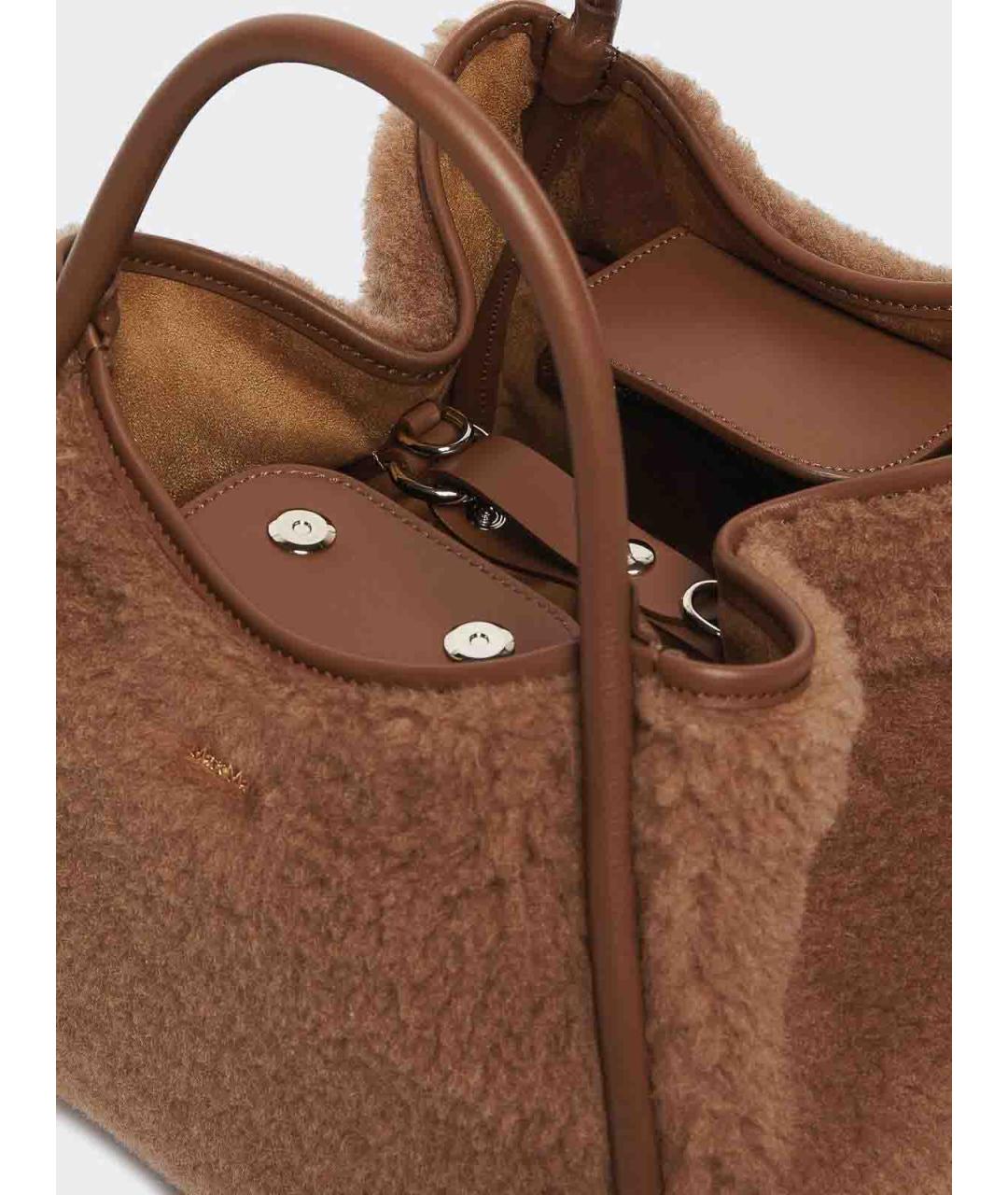 MAX MARA Коричневая сумка тоут, фото 4