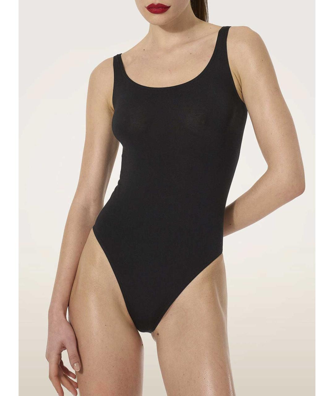 WOLFORD Черное хлопковое боди, фото 3