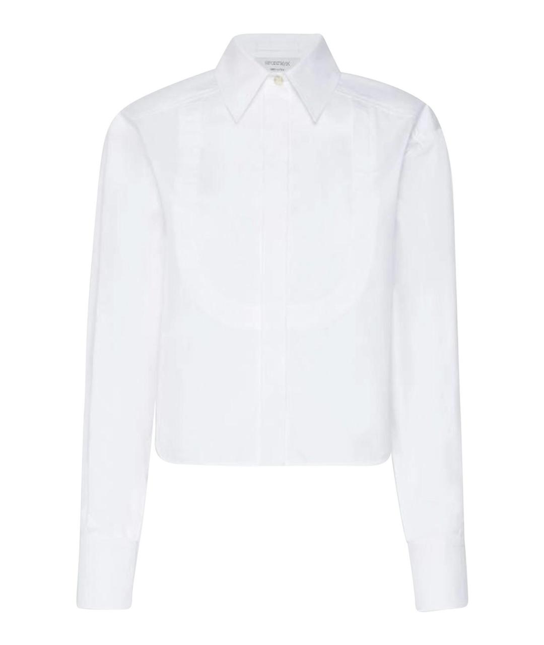 SPORTMAX Белая хлопковая рубашка, фото 1