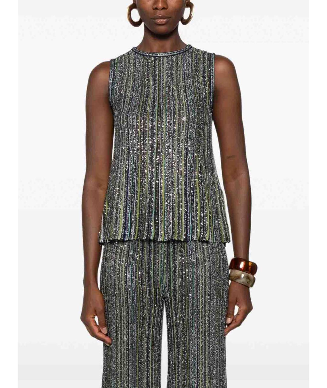 MISSONI Мульти полиамидовая майка, фото 3