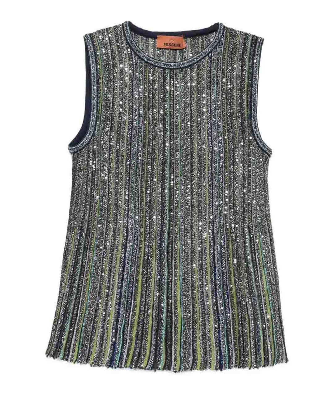 MISSONI Мульти полиамидовая майка, фото 1