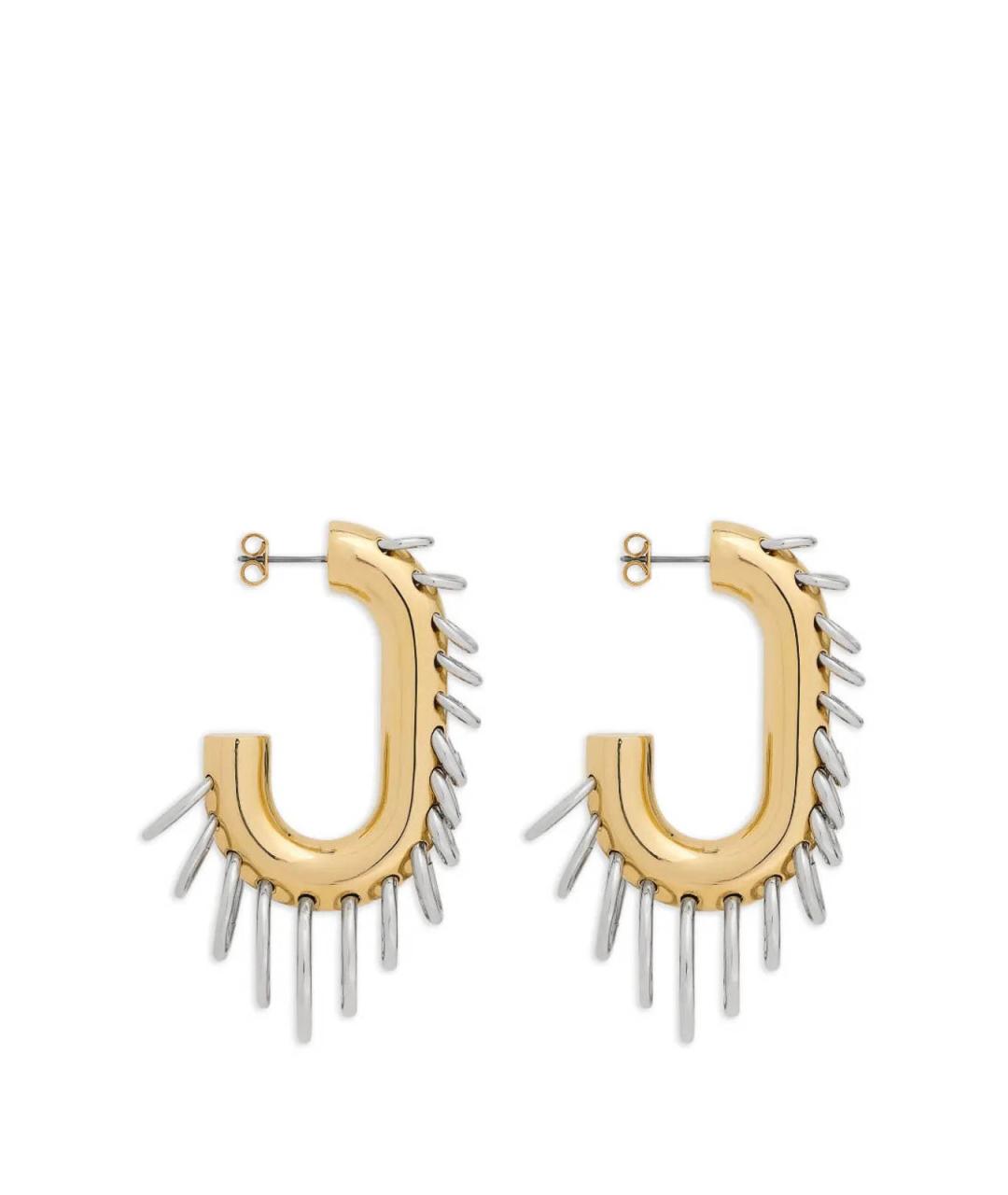 PACO RABANNE Золотые латунные серьги, фото 2