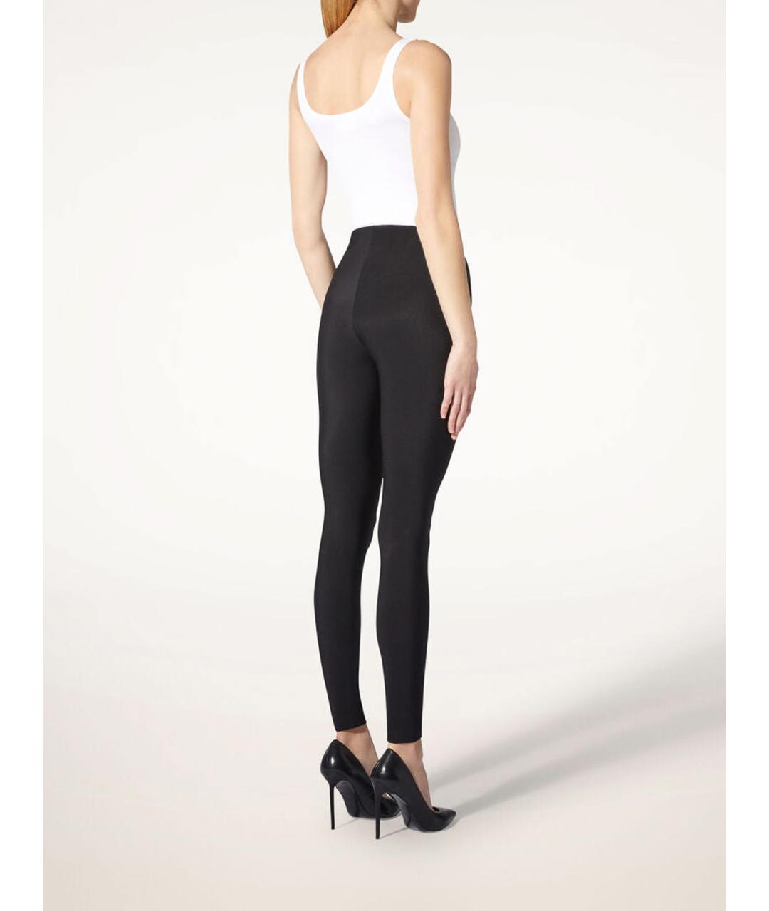 WOLFORD Черные полиамидовые леггинсы и велосипедки, фото 3