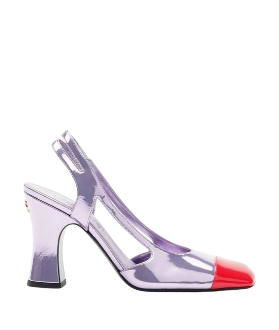 CHANEL Фиолетовые туфли из лакированной кожи, фото 1