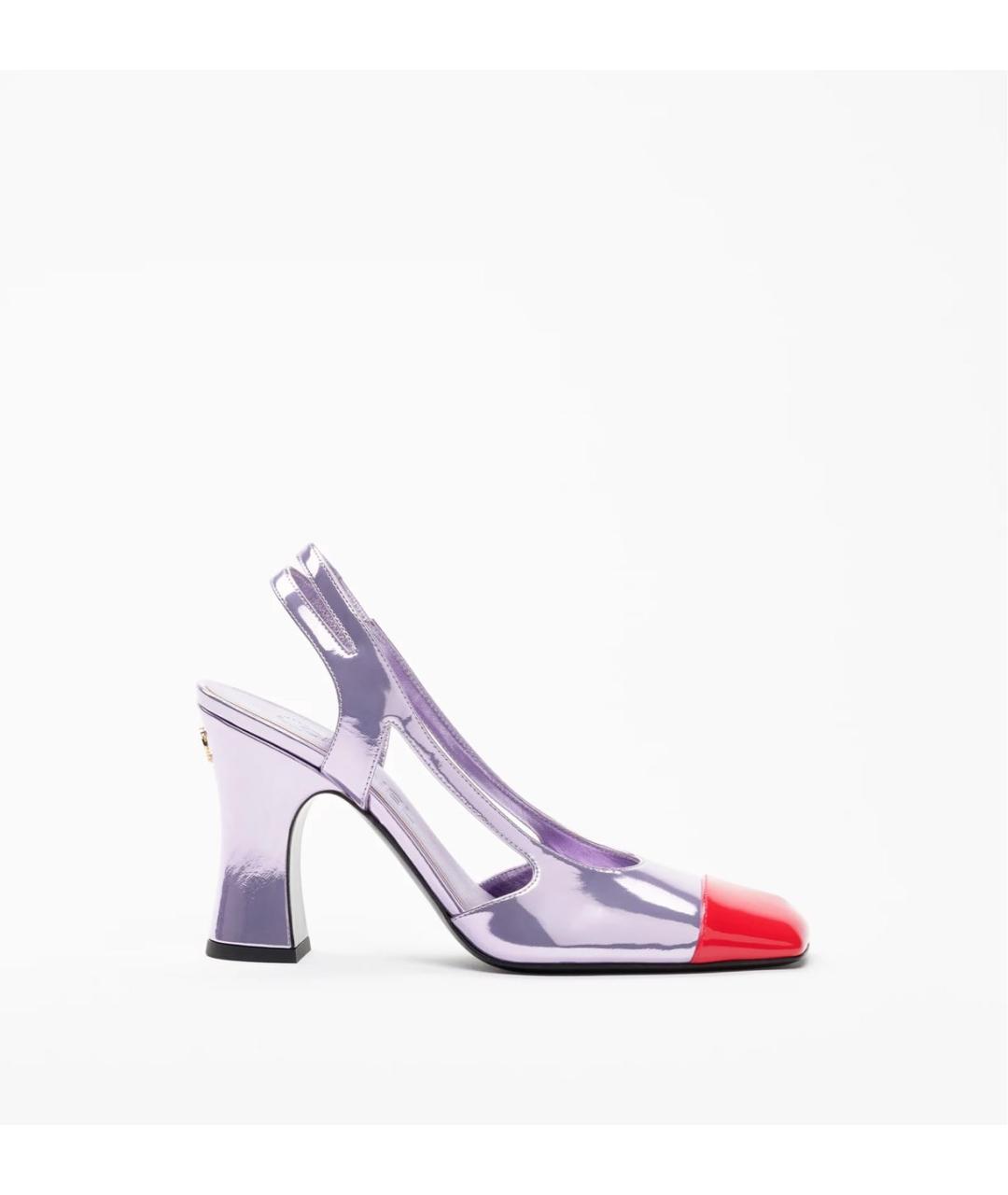 CHANEL Фиолетовые туфли из лакированной кожи, фото 5