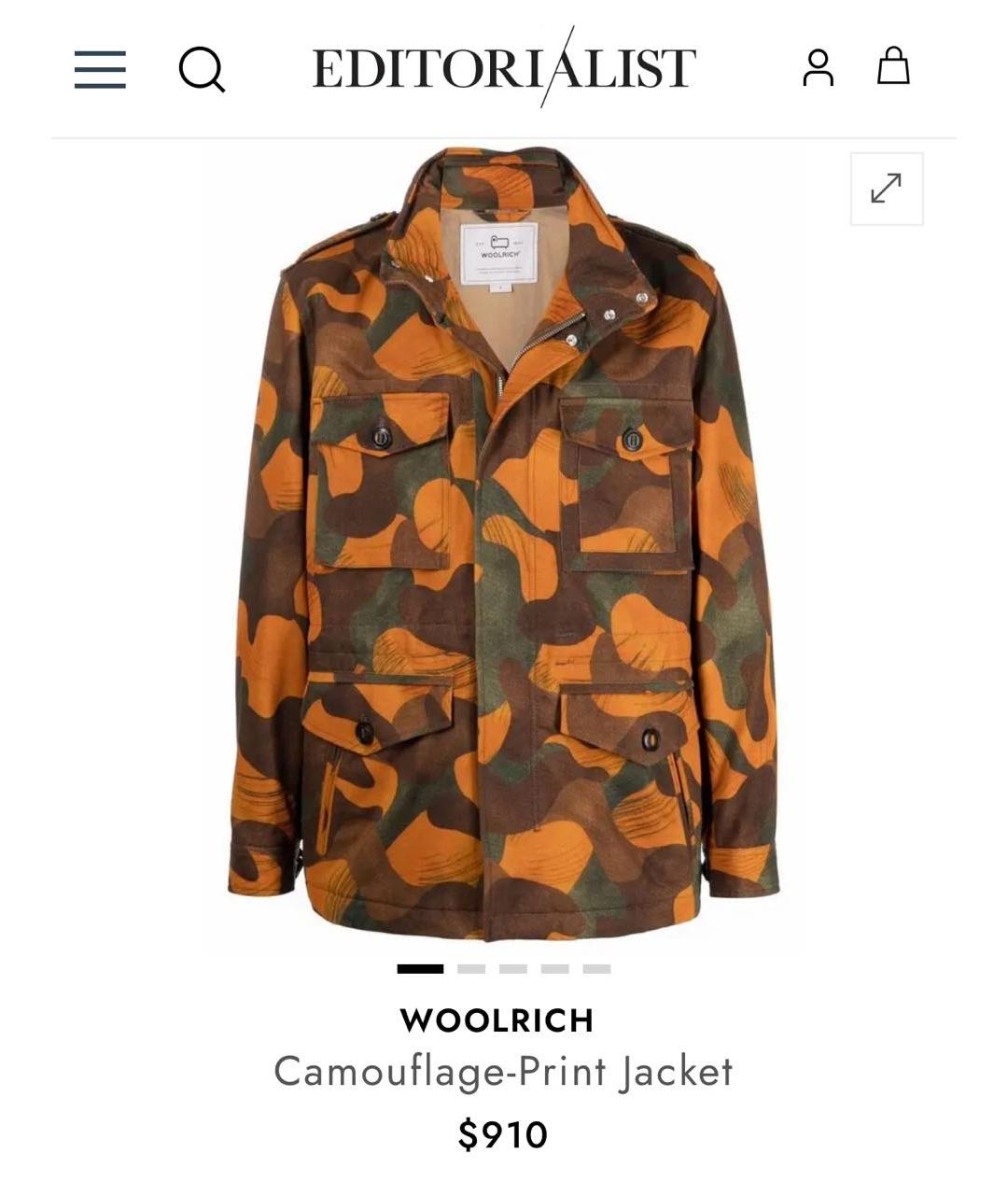 WOOLRICH Мульти хлопковая куртка, фото 9