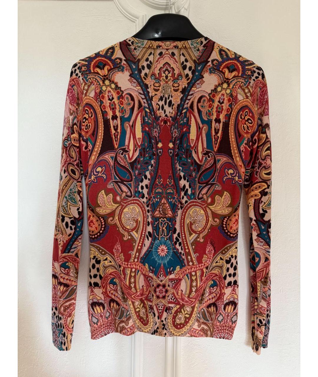 ROBERTO CAVALLI Мульти кашемировый кардиган, фото 3