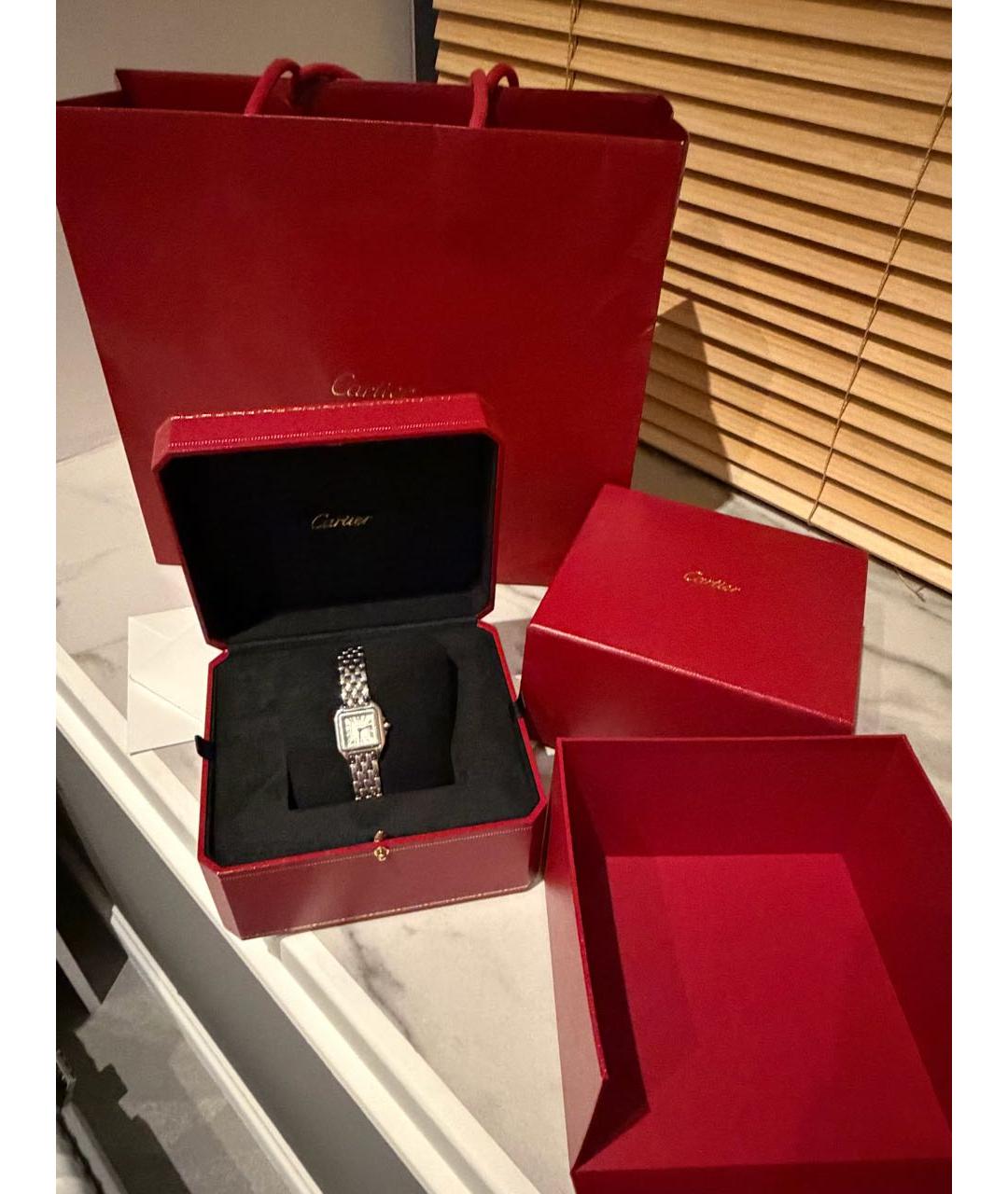 CARTIER Серебряные часы, фото 5