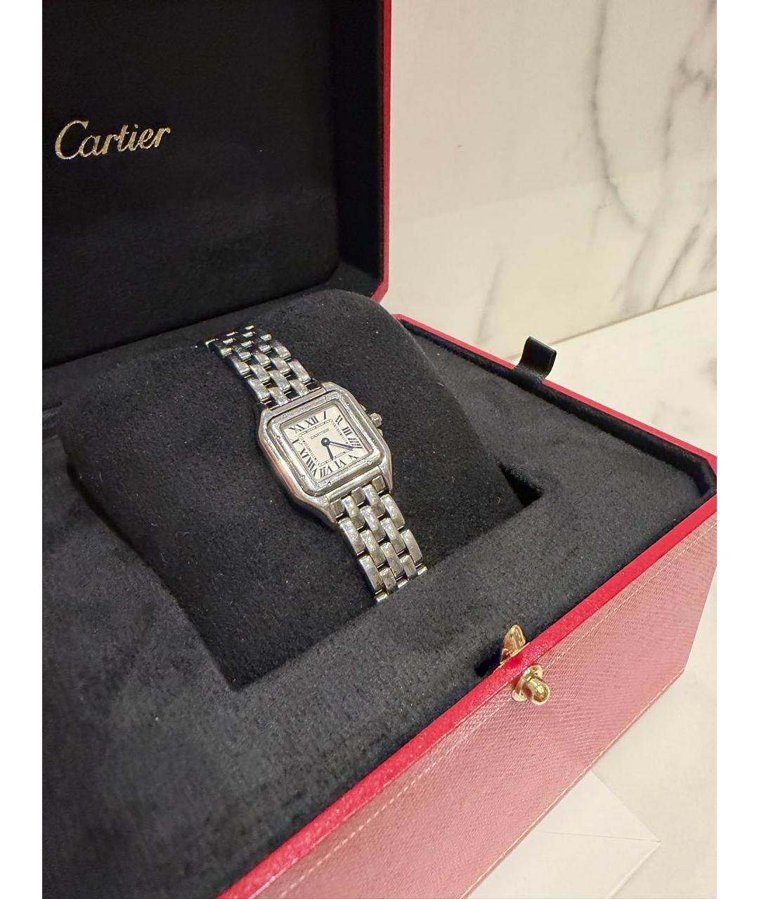 CARTIER Серебряные часы, фото 6