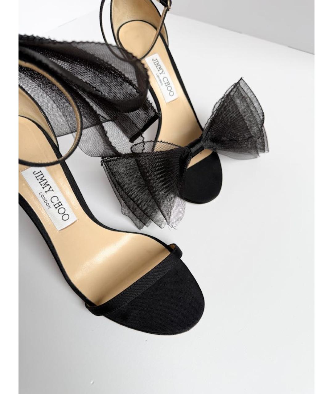 JIMMY CHOO Черные босоножки, фото 7