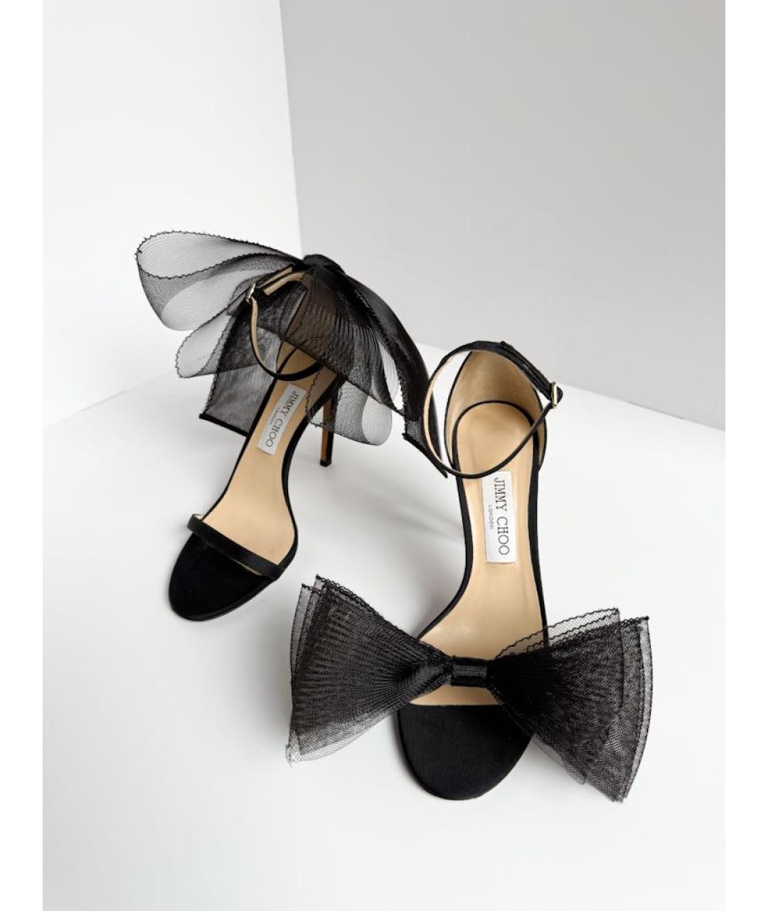 JIMMY CHOO Черные босоножки, фото 6