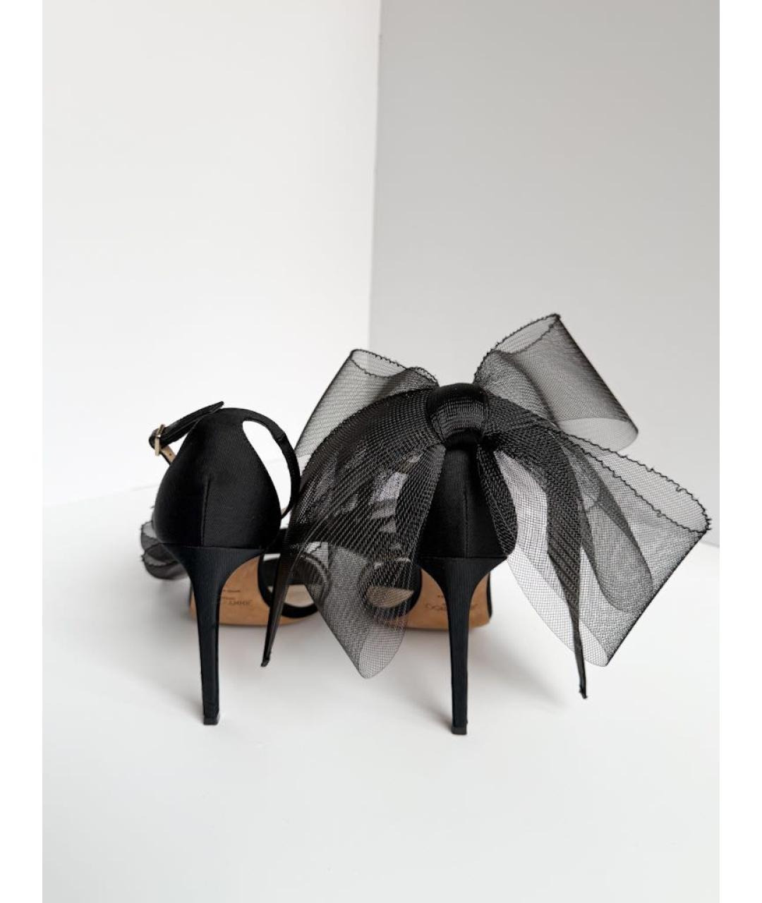 JIMMY CHOO Черные босоножки, фото 4
