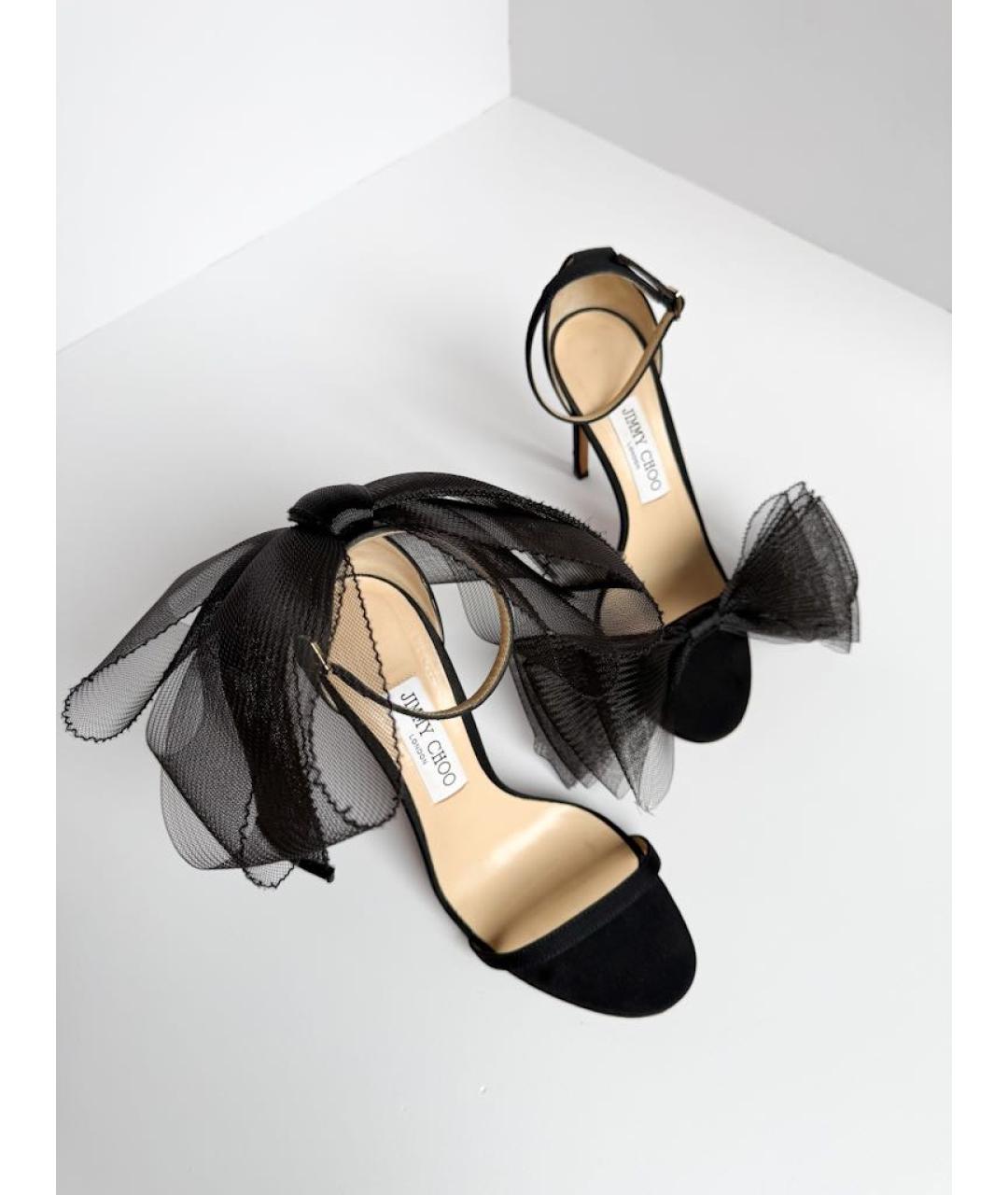 JIMMY CHOO Черные босоножки, фото 3
