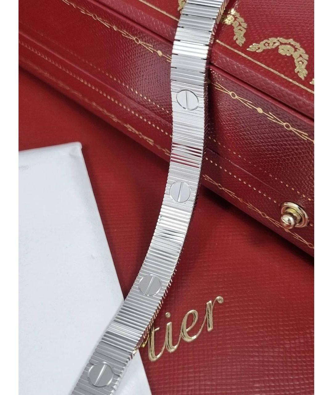 CARTIER Серебряный браслет из белого золота, фото 5