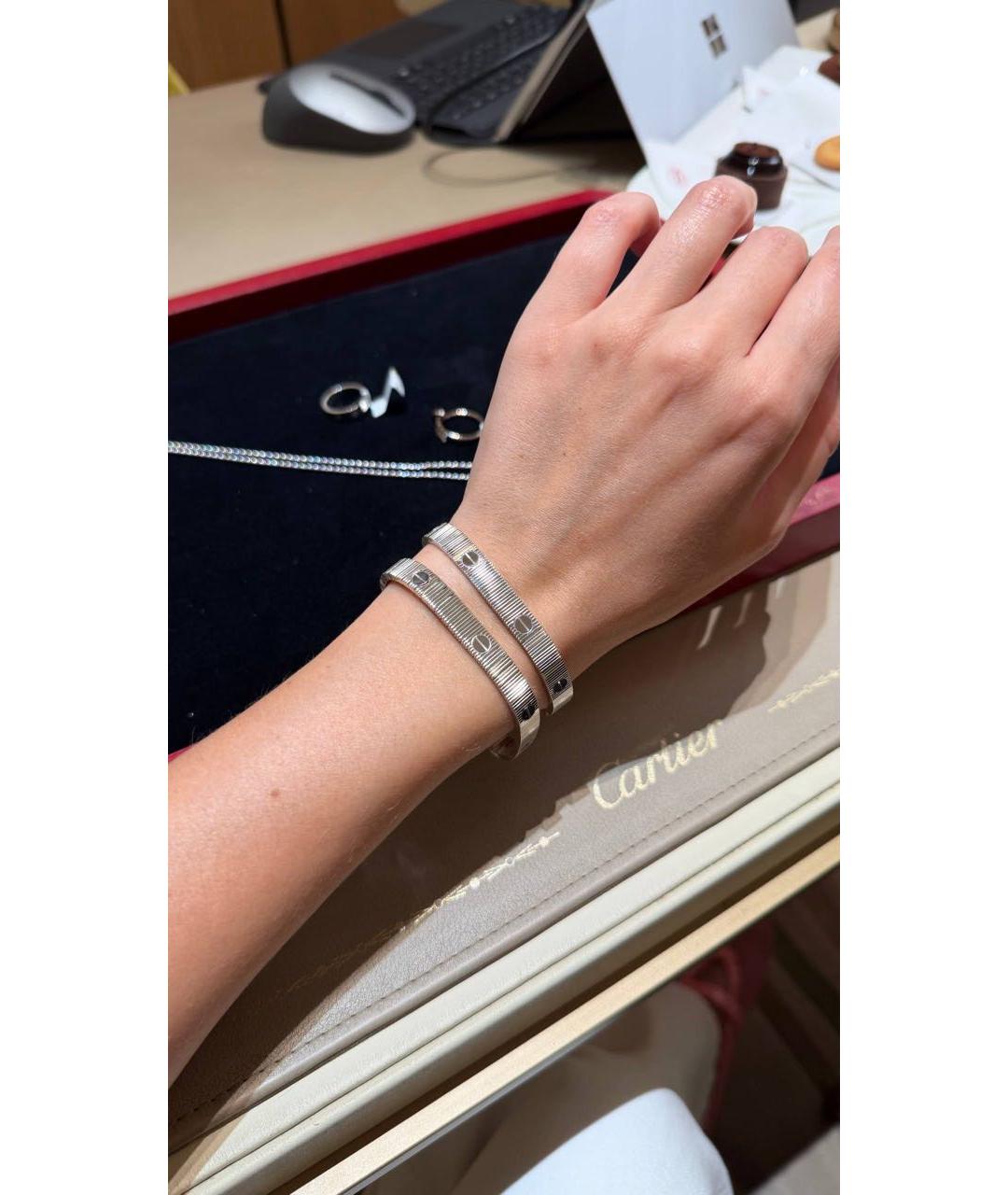 CARTIER Серебряный браслет из белого золота, фото 6