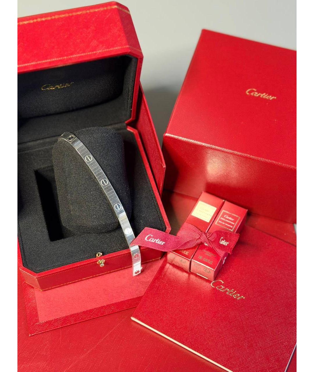 CARTIER Серебряный браслет из белого золота, фото 3