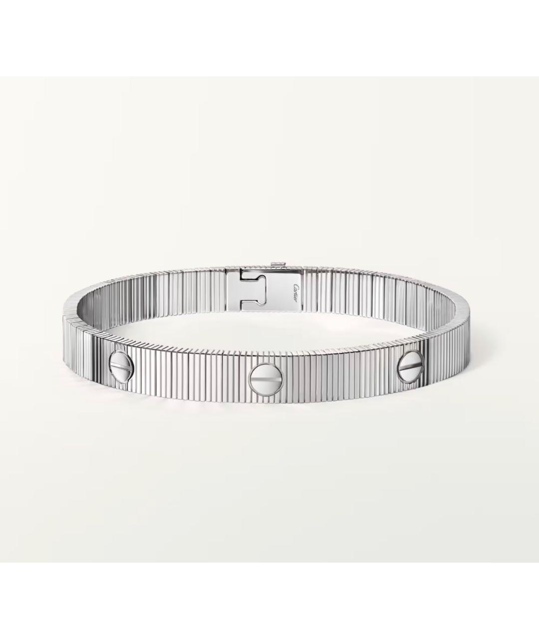 CARTIER Серебряный браслет из белого золота, фото 7