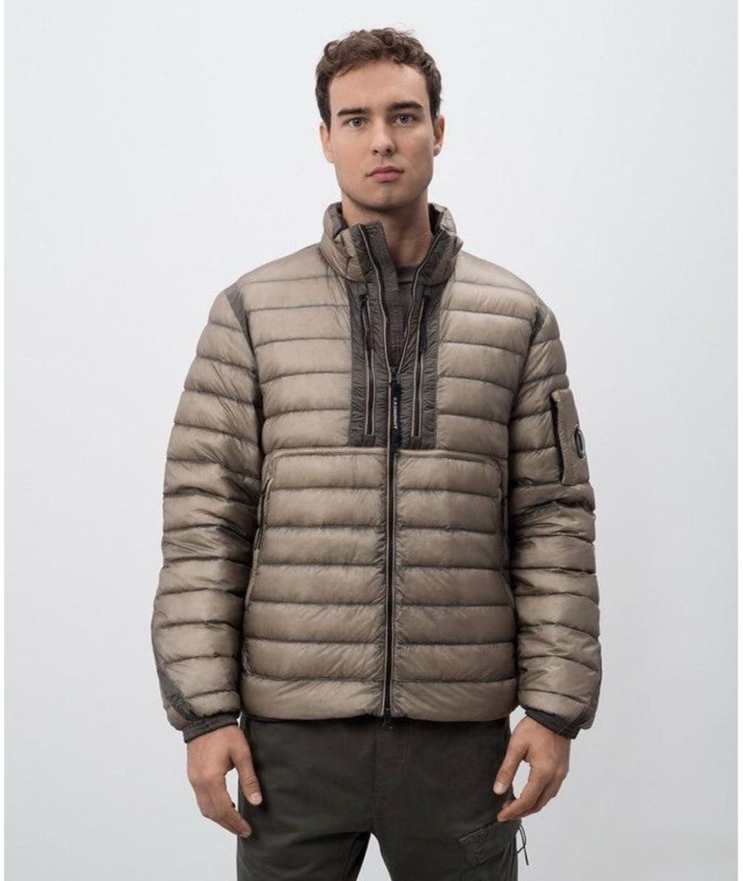 CP COMPANY Бежевый пуховик, фото 5