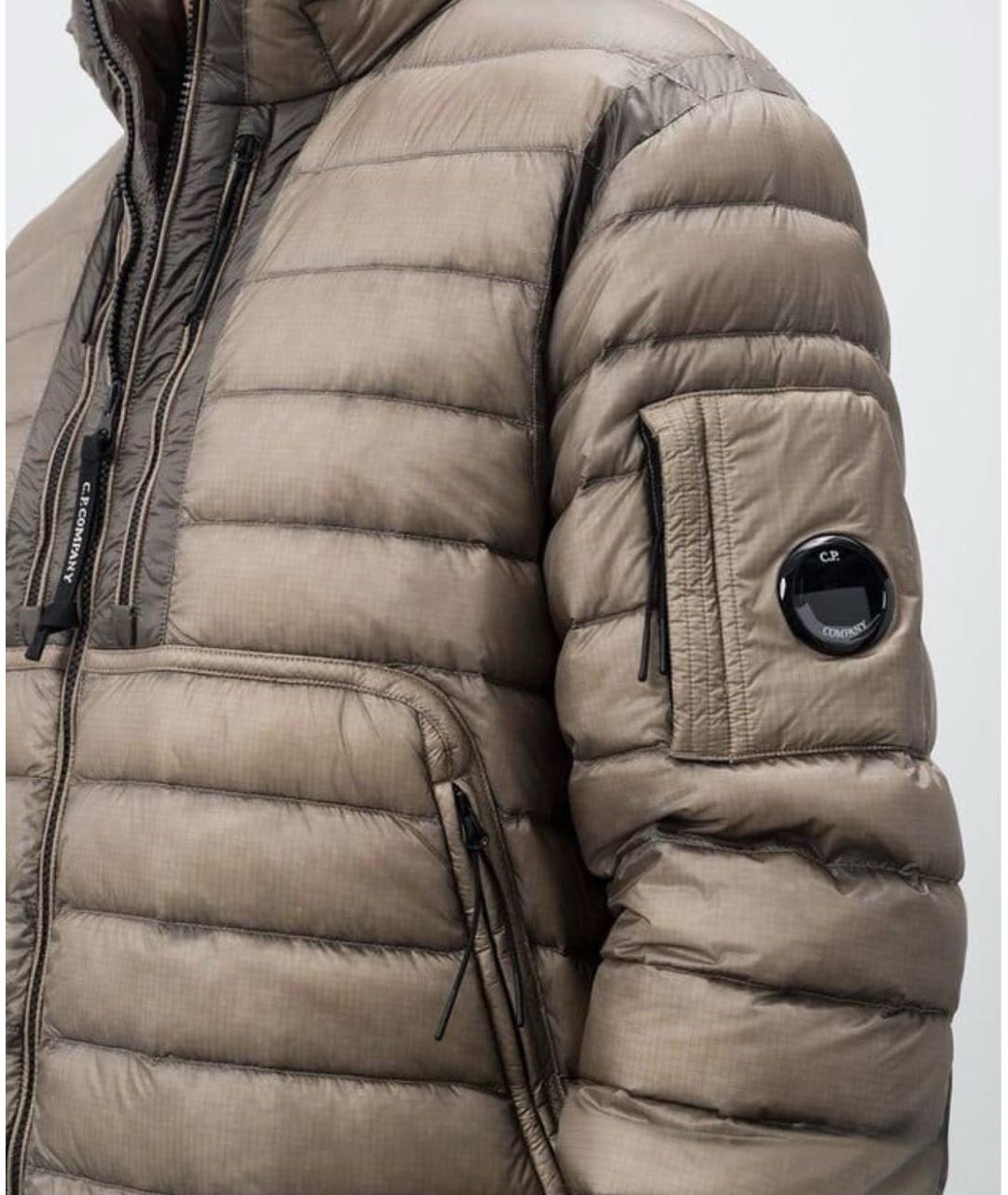 CP COMPANY Бежевый пуховик, фото 4
