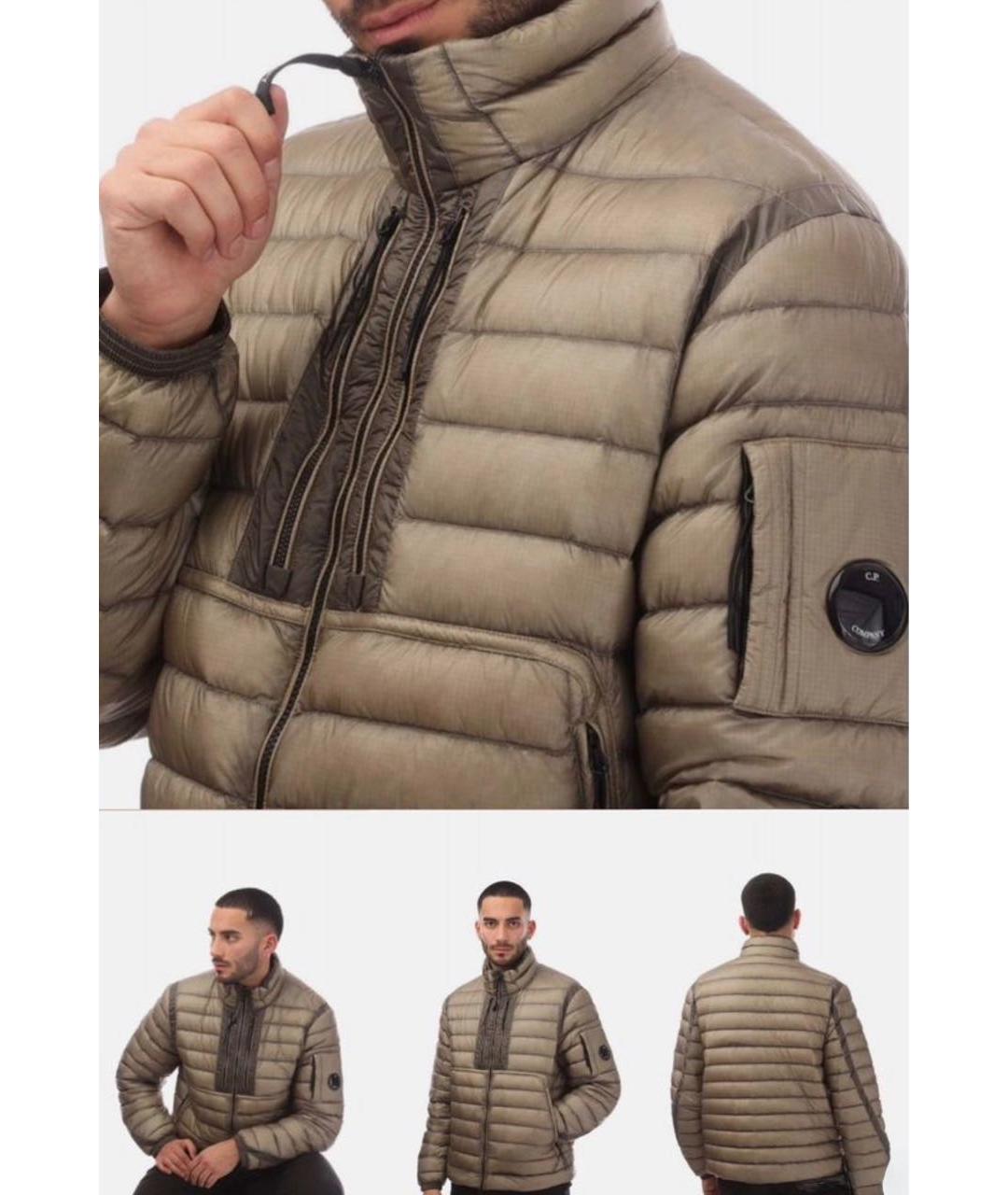 CP COMPANY Бежевый пуховик, фото 6