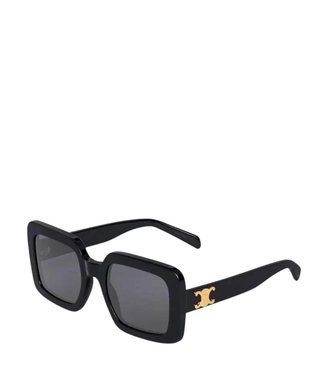 CELINE Черные пластиковые солнцезащитные очки, фото 1