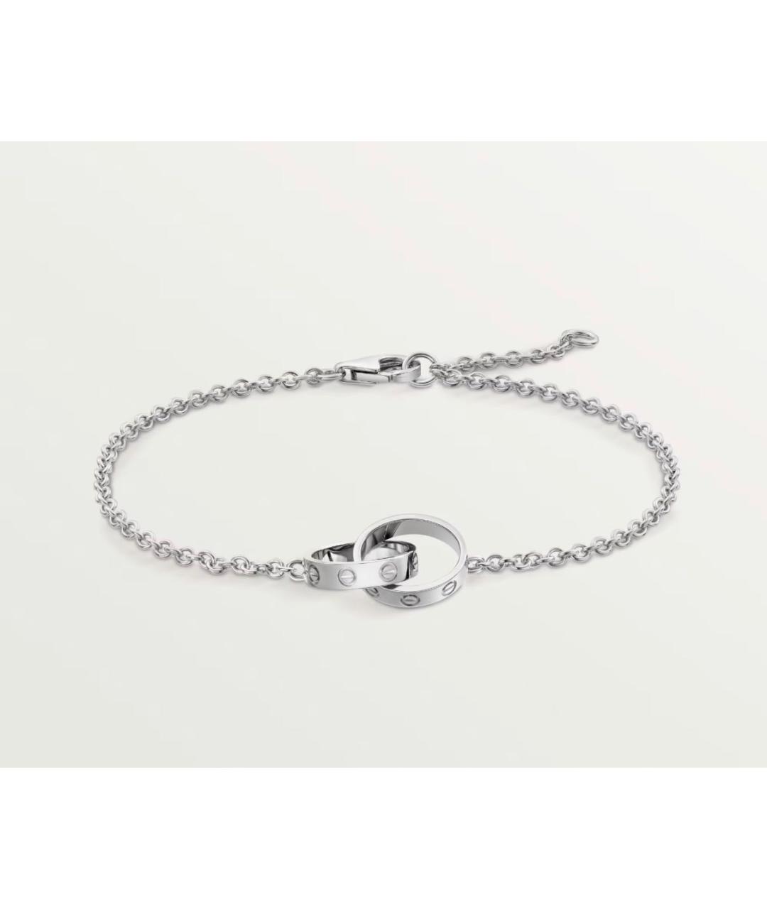 CARTIER Серебряный браслет из белого золота, фото 7