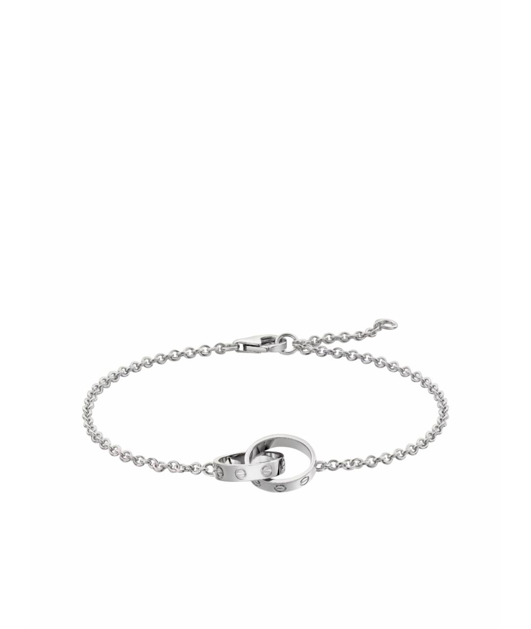 CARTIER Серебряный браслет из белого золота, фото 1