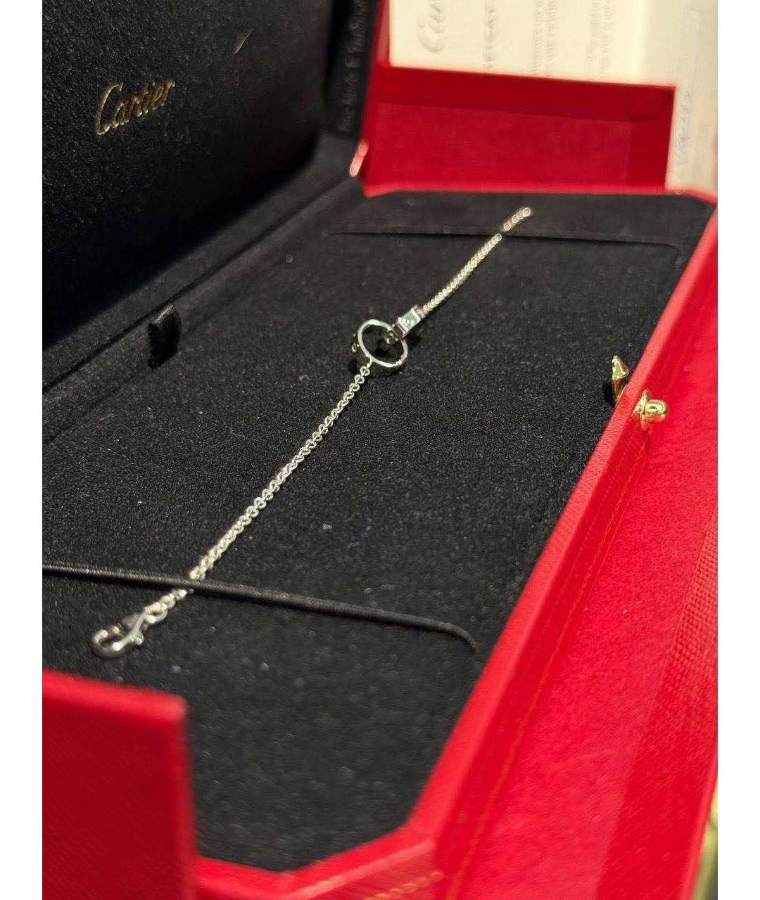 CARTIER Серебряный браслет из белого золота, фото 4