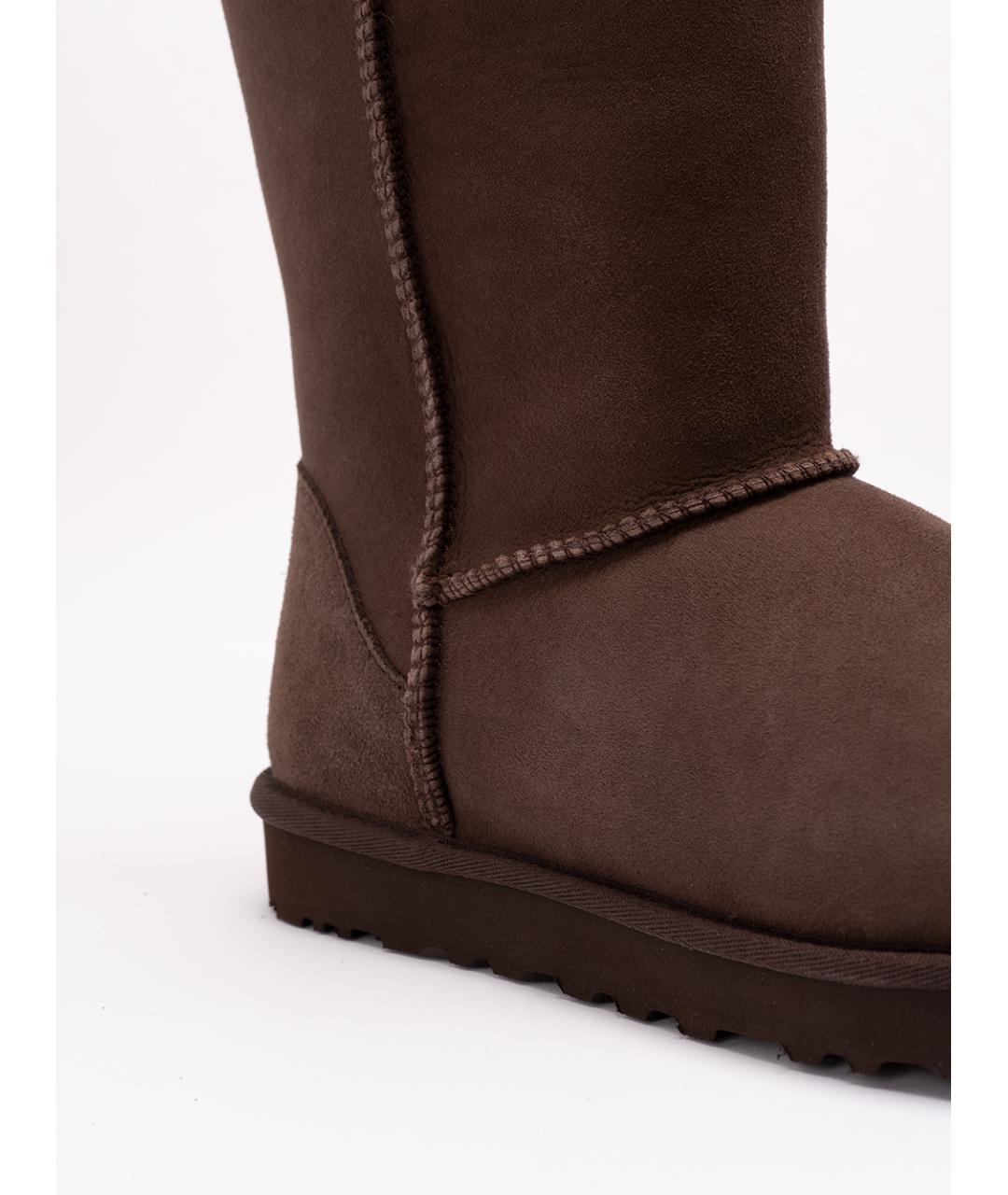 UGG Коричневые замшевые сапоги, фото 5