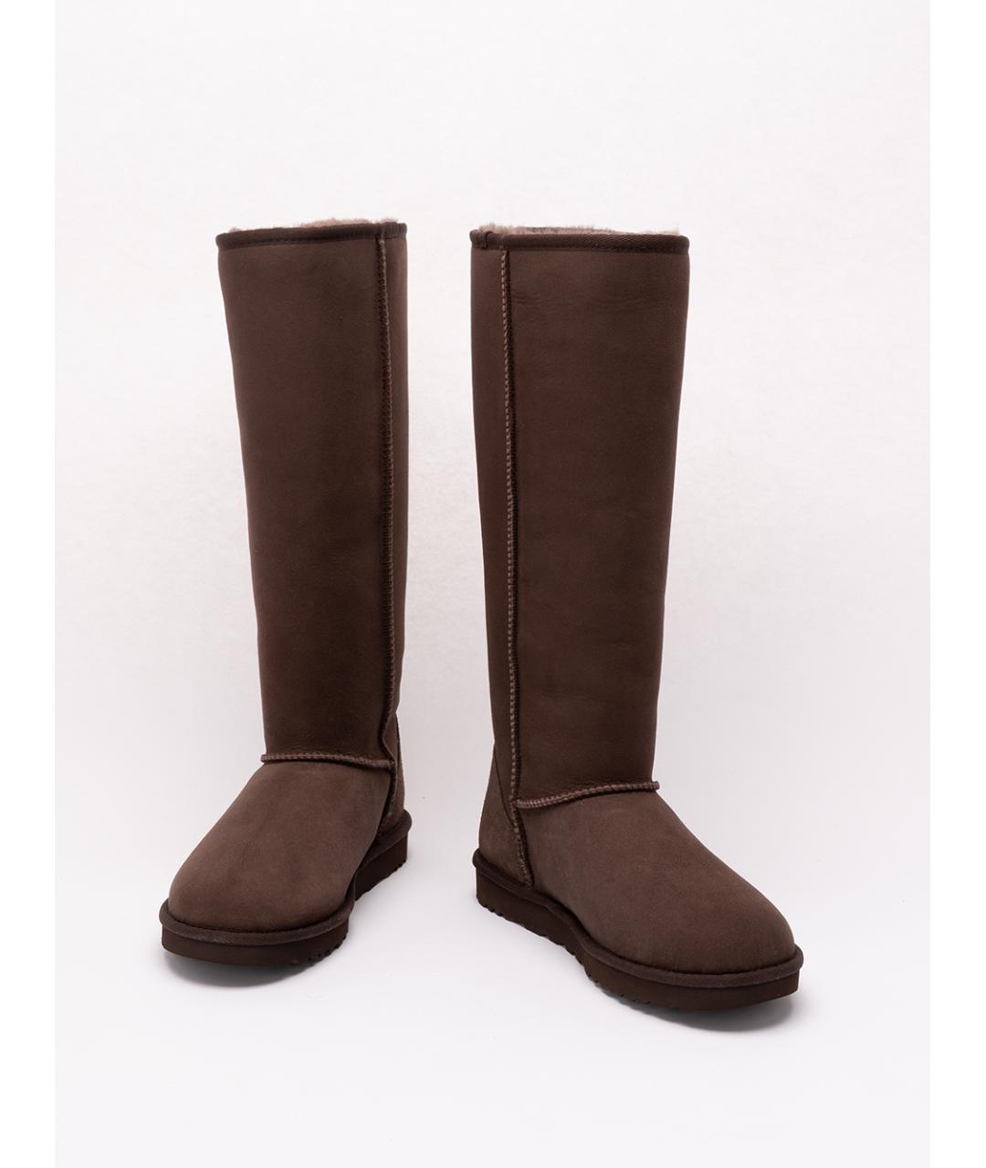 UGG Коричневые замшевые сапоги, фото 2