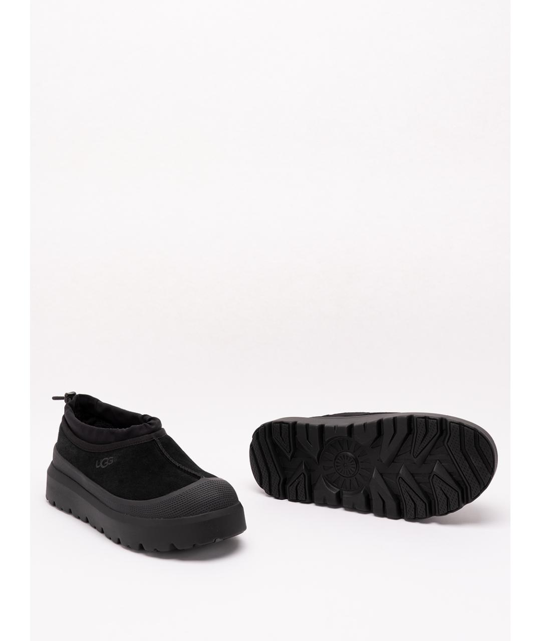 UGG Черные кожаные низкие ботинки, фото 4