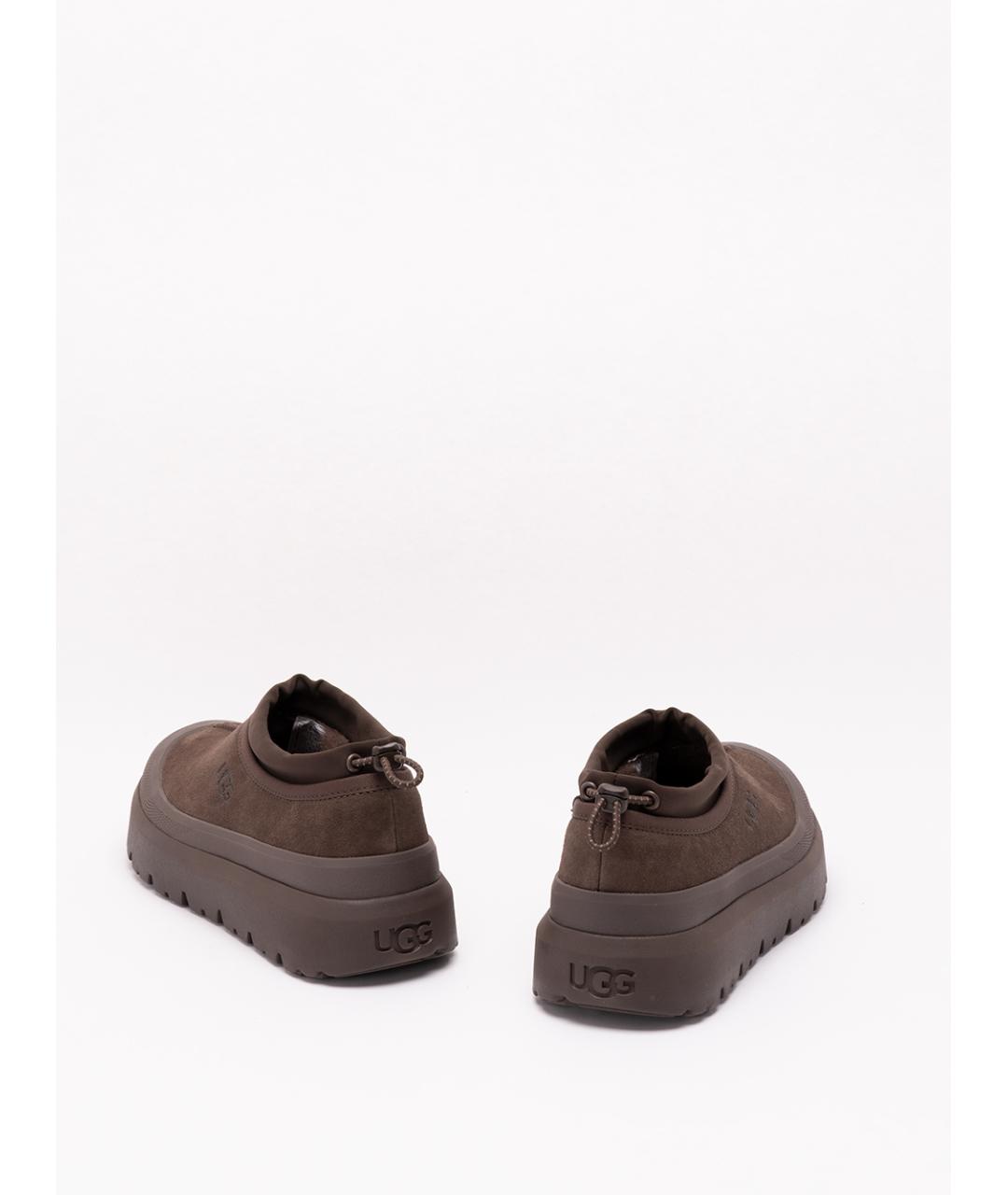 UGG Коричневые кожаные низкие ботинки, фото 3