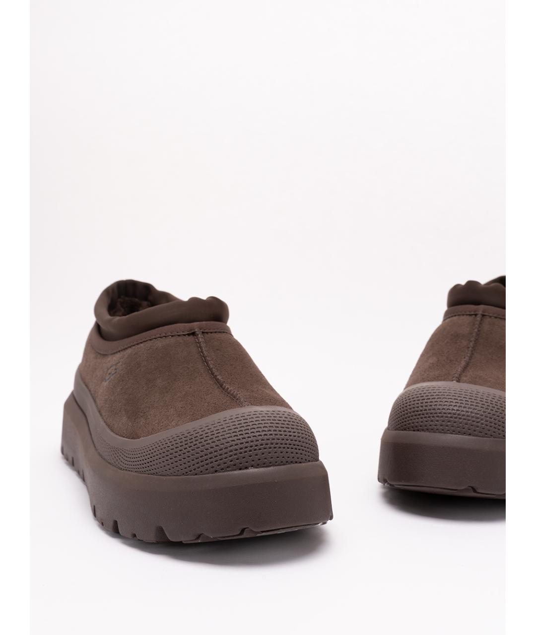 UGG Коричневые кожаные низкие ботинки, фото 5