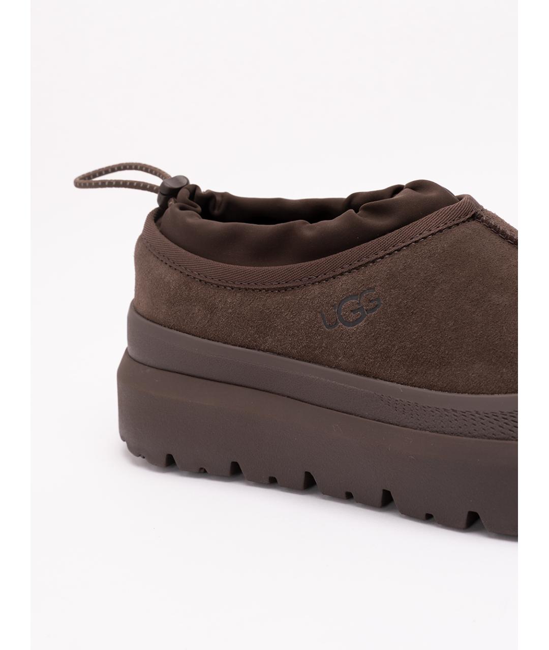 UGG Коричневые кожаные низкие ботинки, фото 6